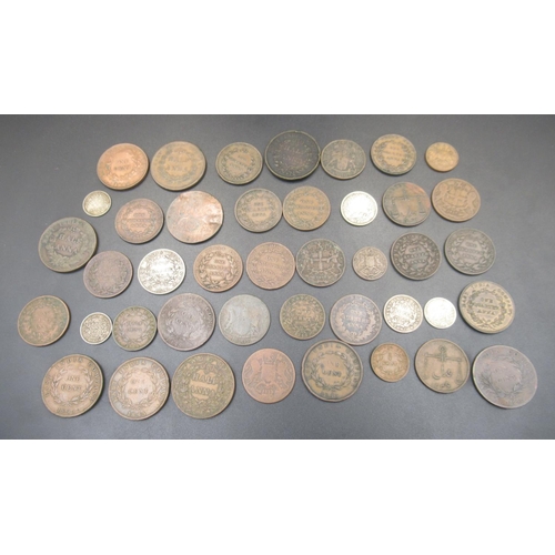 545 - Collection of East India Company Annas, Half-Annas, Rupees, etc. (42)