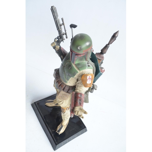 91 - Large Gentle Giant Studios 1/6th scale Boba Fett resin statue, limited edition 5238/6500, model in e... 