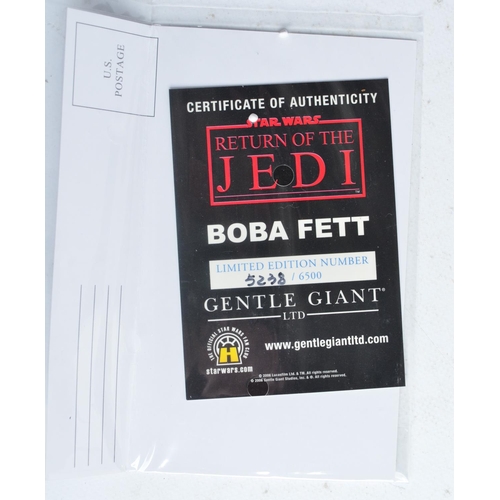 91 - Large Gentle Giant Studios 1/6th scale Boba Fett resin statue, limited edition 5238/6500, model in e... 