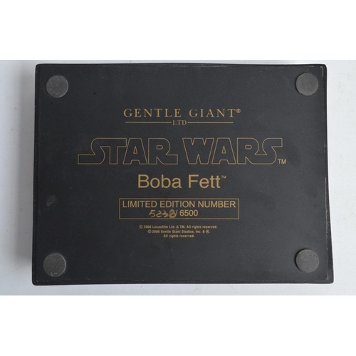 91 - Large Gentle Giant Studios 1/6th scale Boba Fett resin statue, limited edition 5238/6500, model in e... 