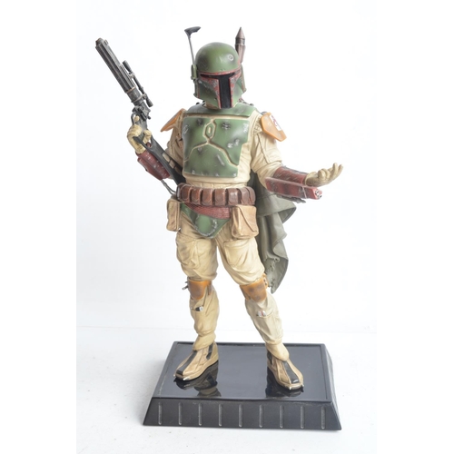 91 - Large Gentle Giant Studios 1/6th scale Boba Fett resin statue, limited edition 5238/6500, model in e... 