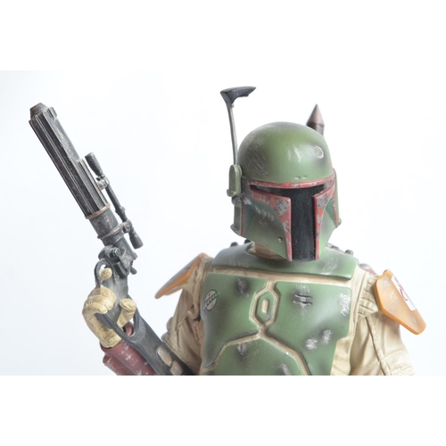 91 - Large Gentle Giant Studios 1/6th scale Boba Fett resin statue, limited edition 5238/6500, model in e... 