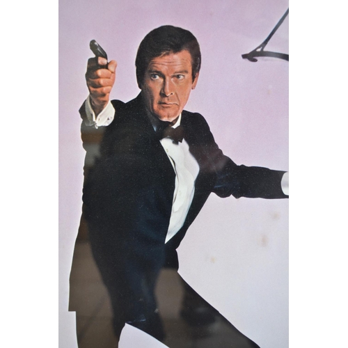 42B - Original one sheet US printed film poster for the 1981 James Bond film For Your Eyes Only, framed. S... 