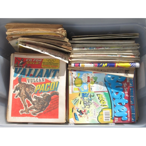 730 - Large collection of 1950s-80s British comics to inc. Battle, Victor, Tammy, Valiant, Buster, Whoopee... 