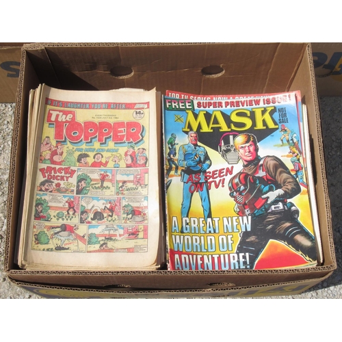 731 - Assorted collection of 1950s-1980s British comics to inc. Nutty, Warlord, Hotspur, Jackpot, Cor!, Ju... 