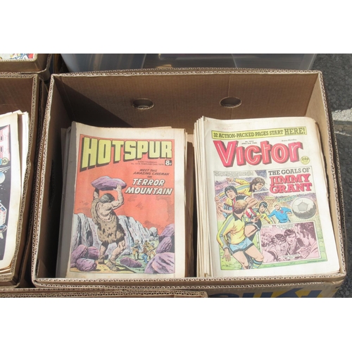 731 - Assorted collection of 1950s-1980s British comics to inc. Nutty, Warlord, Hotspur, Jackpot, Cor!, Ju... 