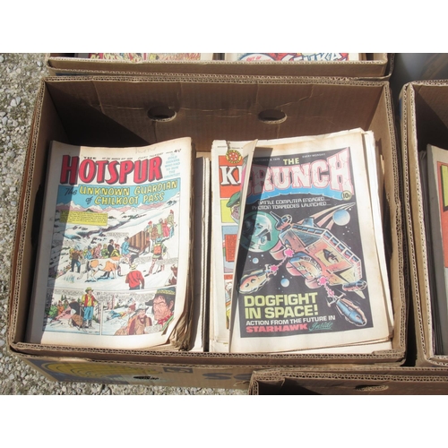 731 - Assorted collection of 1950s-1980s British comics to inc. Nutty, Warlord, Hotspur, Jackpot, Cor!, Ju... 