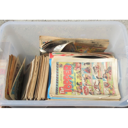 731 - Assorted collection of 1950s-1980s British comics to inc. Nutty, Warlord, Hotspur, Jackpot, Cor!, Ju... 