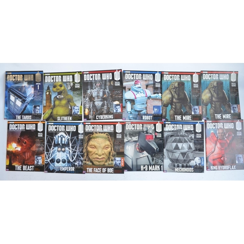 125 - Collection of Dr Who Special Issue magazines with models from Eaglemoss to include 17 boxed models (... 