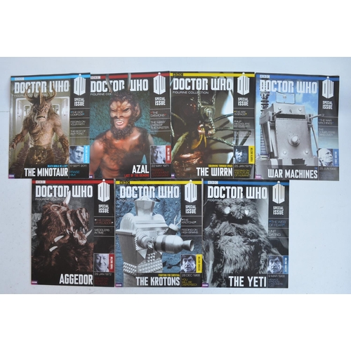 125 - Collection of Dr Who Special Issue magazines with models from Eaglemoss to include 17 boxed models (... 