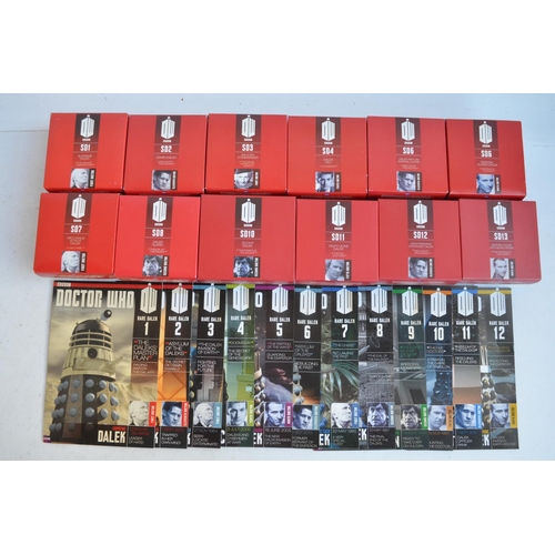 126 - Collection of Dr Who Rare Dalek magazines with models from Eaglemoss to include 12 boxed models (SD1... 