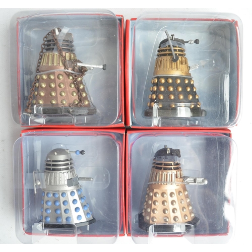 126 - Collection of Dr Who Rare Dalek magazines with models from Eaglemoss to include 12 boxed models (SD1... 