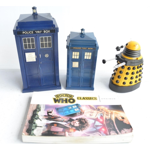 127 - Collection of Dr Who 13cm and other action figures including Reservoir Dogs, DC Multiverse Black Ada... 