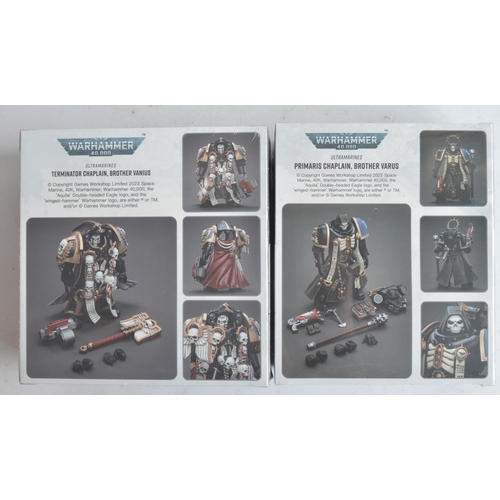 136 - Six JoyToy Warhammer 40,000 1/18th scale action figures to include Chaos Marines Crimson Slaughter B... 