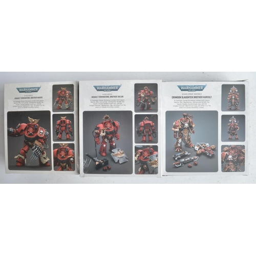 137 - Collection of JoyToy Warhammer 40,000 Chaos Space Marines and Blood Angels 1/18th scale action figur... 