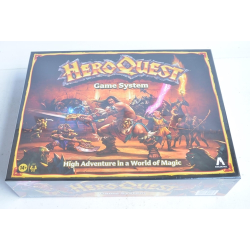 139 - Four fantasy themed board games to include an as new unopened/factory sealed Hasbro/Avalon Hill Hero... 