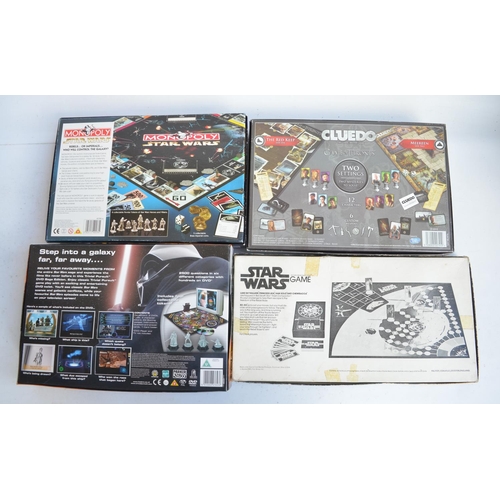 141 - Collection of board games and 3D puzzles to include a vintage Palitoy Star Wars Escape From The Deat... 