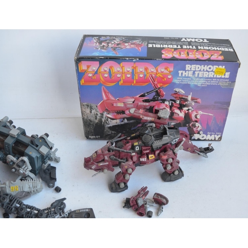 142 - Vintage Tomy Mighty Zoidzilla (to include a boxed example with instructions and another, parts only)... 