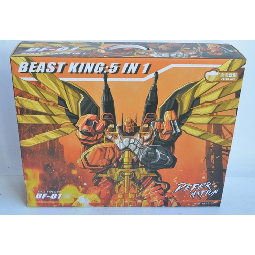 146 - Jinbao Defermation Beast King 5 in 1, Evil Energy DF-01 (new version) oversized Transformer model, b... 