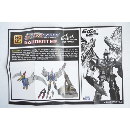 149 - Large Giga Power Toys G1 Style Master Scale Gigasaurs Master Robots Gaudenter HQ05R Blue Transformer... 