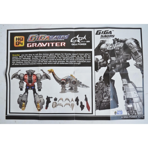 153 - Large Giga Power Toys G1 Style Master Scale Gigasaurs Master Robots Graviter HQ04R Transformer model... 