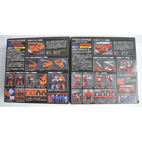 169 - Three unopened/factory sealed vehicle mode Transformers Masterpiece models from Takara Tomy to inclu... 