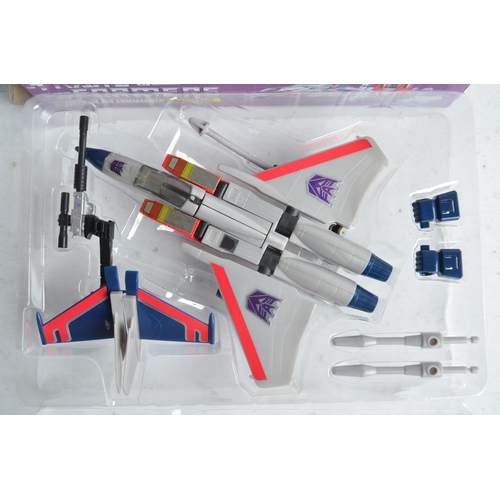 173 - Seven boxed Transformer models from Hasbro to include vintage Optimus Prime (item no E 5796, box uno... 