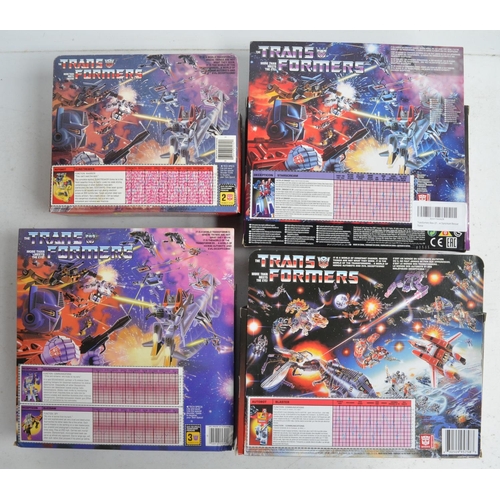 173 - Seven boxed Transformer models from Hasbro to include vintage Optimus Prime (item no E 5796, box uno... 