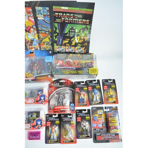 174 - Collection of small scale Transformers models and sets to include 8x MicroMachines, Hasbro Beast Hun... 