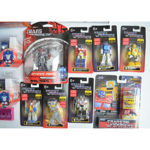 174 - Collection of small scale Transformers models and sets to include 8x MicroMachines, Hasbro Beast Hun... 