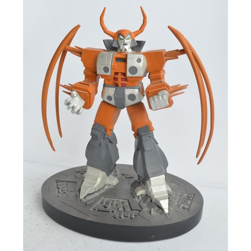 177 - Large cold cast porcelain Transformers statue 'Unicron' by Hard Hero, statue over 14.5