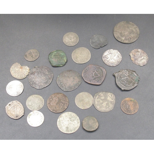 541 - Small assorted collection of hammered and other coins in various states and conditions