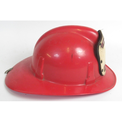 1300 - C1968 MSA 'Topguard' helmet with Lenexa Fire Department shield