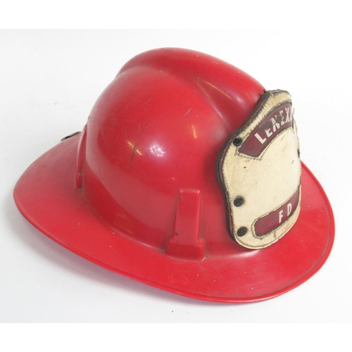 1300 - C1968 MSA 'Topguard' helmet with Lenexa Fire Department shield