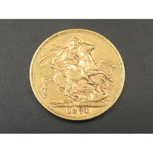 Queen Victoria 1874 Sovereign