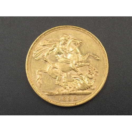 501 - Queen Victoria 1896 Sovereign