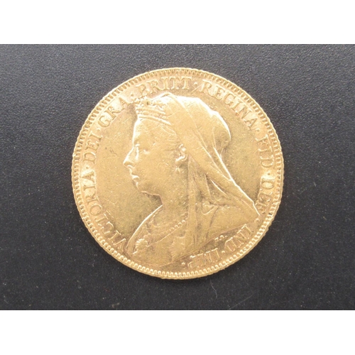 504 - Queen Victoria 1900 Sovereign