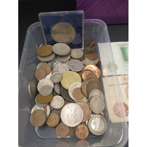 581 - Assorted collection of British C20th coins to inc. £1 coins (13) £2 (4) 50ps (25), shillings, 2006 R... 