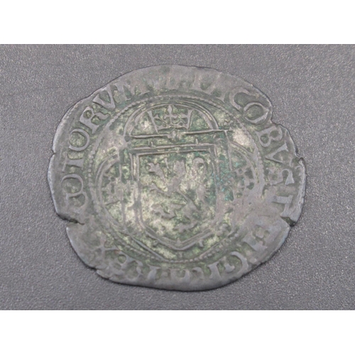 532 - James V (1513-1542) Scottish Billon Plack or four pence