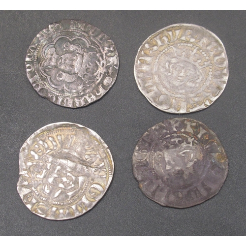 582 - Collection of hammered coins to inc. 1/2 silver groat, Charles I Scottish 20 pence, James I shilling... 