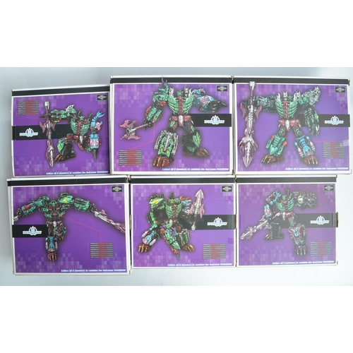 199 - TFC Toys Poseidon set of 6 Transformer type figure sets P-001 to P-006 inclusive, models inspected a... 