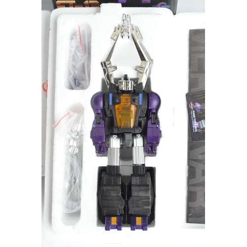 203 - Three Fans Toys Swarm Transformers to include FT-12T Grenadier, FT-13 Mercenary and FT-14 Forager (a... 