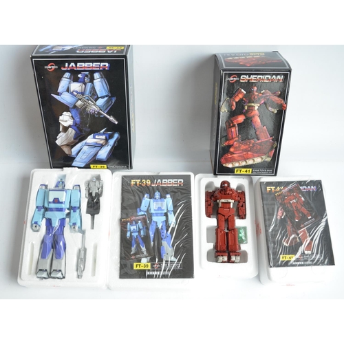 209 - Three Fans Toys Transformers to include FT-39 'Jabber', FT-41 'Sheridan' and FT-42 'Hunk' (box unope... 