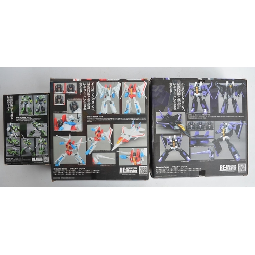 214 - Three Maketoys RE:Master Transformer models to include MTRM-02N 'Gundog' (version 2N, 6.5