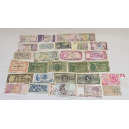 608 - Collection of International bank notes to inc. Indonesia, Sweden, etc. (265)