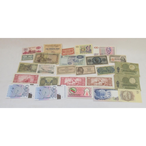 608 - Collection of International bank notes to inc. Indonesia, Sweden, etc. (265)