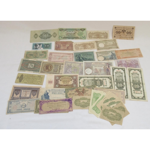 608 - Collection of International bank notes to inc. Indonesia, Sweden, etc. (265)