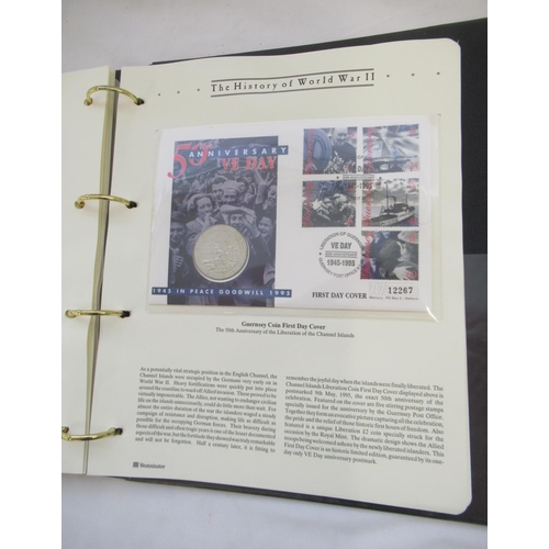 632 - Folder cont. 8 Westminster Coin First day Covers