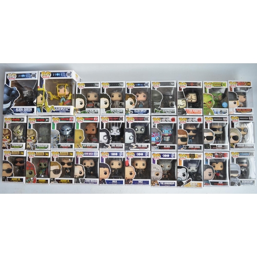 250 - Twenty nine film and television themed Funko Pop models to include Alien, Aliens, Predator, Terminat... 