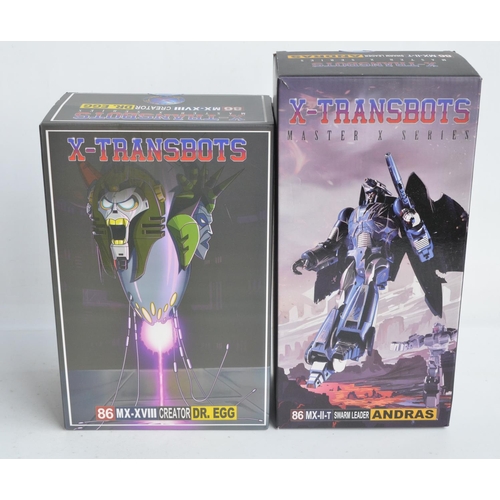 218 - Two X-Transbots Master Series 86 Transformer models to include MX-II-T Swarm Leader 'Andras' (11